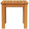 vidaXL Side Table Oil Natural 35 x 35 x 34 cm Solid Acacia Wood