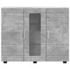 vidaXL Sideboard Concrete grey 55.5 x 29 x 100 cm Engineered Wood