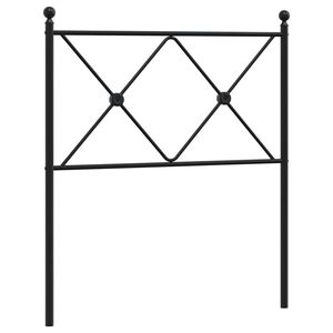 vidaXL Metal Replace Headboard White 75cm