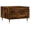 vidaXL Coffee Tables 2 pcs Smoked Oak 50x46x35 cm Engineered Wood