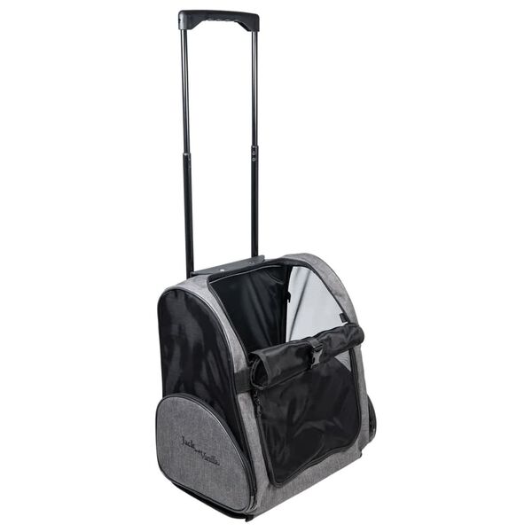 Jack and Vanilla Pet Trolley Travel 40x26x40 cm Grey/Black