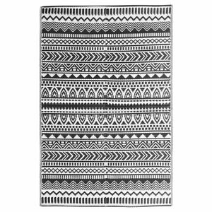 vidaXL Outdoor Rug ARAKIL Black 140x200 cm PP