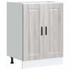 vidaXL Kitchen Base Cabinet "Porto" Grey Sonoma Engineered Wood