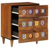 vidaXL Bedside Cabinet Brown 50 x 33 x 62 cm Solid Mango Wood