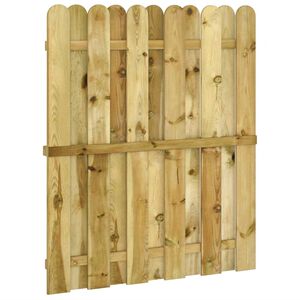 vidaXL Garden Gate 100 x 125 cm Solid Pine Wood Green