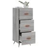 vidaXL Sideboard Grey Sonoma 34.5x34x90 cm Engineered Wood