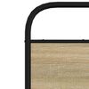 vidaXL Replace Headboard Sonoma Oak 120 cm Steel and Engineered Wood