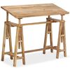 vidaXL Drafting Table Solid Mango Wood 116x50x76 cm