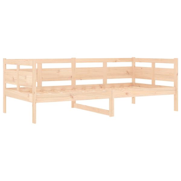 vidaXL Day Bed without Mattress Solid Wood Pine 90x190 cm Single