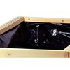 dobar Raised Bed with Planting Foil Natural