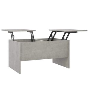 vidaXL Coffee Table | Concrete Grey | Engineered Wood | Medium