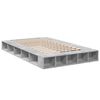 vidaXL Bed Frame without Mattress Concrete Grey 120x200 cm