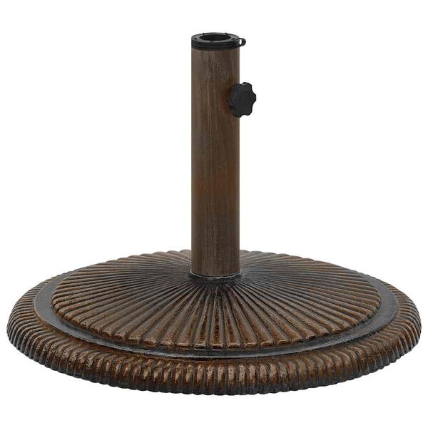 vidaXL Umbrella Base Bronze 45x45x30 cm Cast Iron