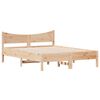 vidaXL Bed Frame without Mattress 120x190 cm Small Double Solid Wood Pine
