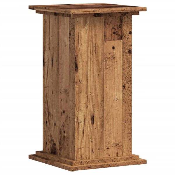 vidaXL Plant Stand Old Wood 33x33x60 cm Engineered Wood