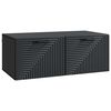 vidaXL Wall-Mounted TV Cabinet Black 78.5 x 41 x 30 cm Engineered Wood