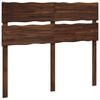 vidaXL Live Edge Headboard ROSTOCK Dark Brown 160 cm Solid Acacia Wood