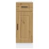 vidaXL Kitchen Base Cabinet Porto Artisan Oak Engineered Wood