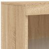 vidaXL Sideboards with LED Lights 3 pcs Sonoma Oak Engineered Wood