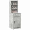 vidaXL Highboard Concrete Grey 40 x 40.5 x 135 cm Engineered Wood