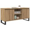 vidaXL TV Cabinet Artisan Oak 104 x 35 x 50 cm Engineered Wood