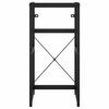 vidaXL Bathroom Washbasin Frame Black 40x38x83 cm Iron