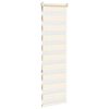 vidaXL Zebra Blind Marble Beige 50x150 cm Fabric Width 45.9 cm Polyester