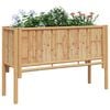 vidaXL Garden Raised Bed Brown 110 x 35 x 70 cm Bamboo