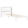 vidaXL Headboard with Shelves White 100 cm Solid Wood Pine