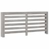 vidaXL Radiator Cover Grey Sonoma 175x20x82 cm Engineered Wood