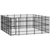 vidaXL Outdoor Dog Kennel Steel 23,04 m&sup2;