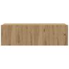 vidaXL 4 Piece TV Cabinet Set Wall-mounted Artisan Oak Engineered Wood