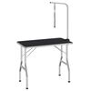 vidaXL Adjustable Dog Grooming Table with 1 Loop