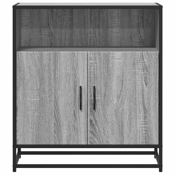 vidaXL Sideboard Grey Sonoma 68x35x76 cm Engineered Wood