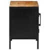 vidaXL Bedside Cabinet 2 pcs Brown and Black 50 x 30 x 45 cm