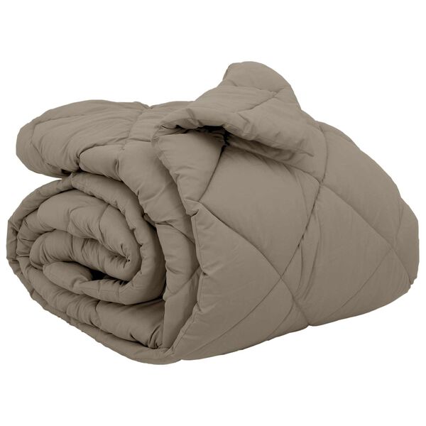 vidaXL Winter Duvet Light Grey 220 x 260 cm Microfiber