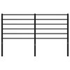 vidaXL Metal Replace Headboard Black 160 cm