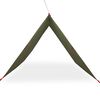 vidaXL Camping Tarp Olive Green 366x306 cm Waterproof