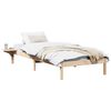 vidaXL Bed Frame Natural 90 x 190 cm Solid Pine Wood