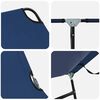 vidaXL Folding Sun Lounger 2 pcs Blue 188 x 57 x 86.5 cm Polyester