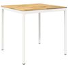 vidaXL Garden Bar Table NAARDEN White 110 x 108.5 x 105 cm