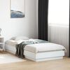 vidaXL Bed Frame without Mattress White 100x200 cm Engineered Wood