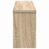 vidaXL Wall-Mounted Coat Rack with Shelf Sonoma oak 75 x 16 x 26 cm