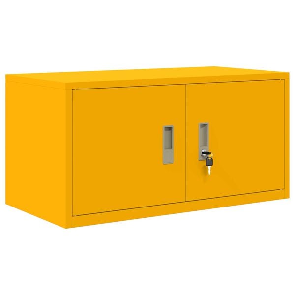 vidaXL Storage Cabinet with Storage Mustard Yellow 80 x 40 x 40 cm