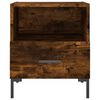vidaXL Bedside Cabinets 2 pcs Smoked Oak 40x35x47.5 cm Engineered Wood