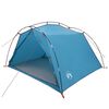 vidaXL Tunnel Tent Blue 4-Person 185T Polyester with PU Coating