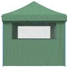 vidaXL Foldable Party Tent Pop-Up with 3 Sidewalls Green