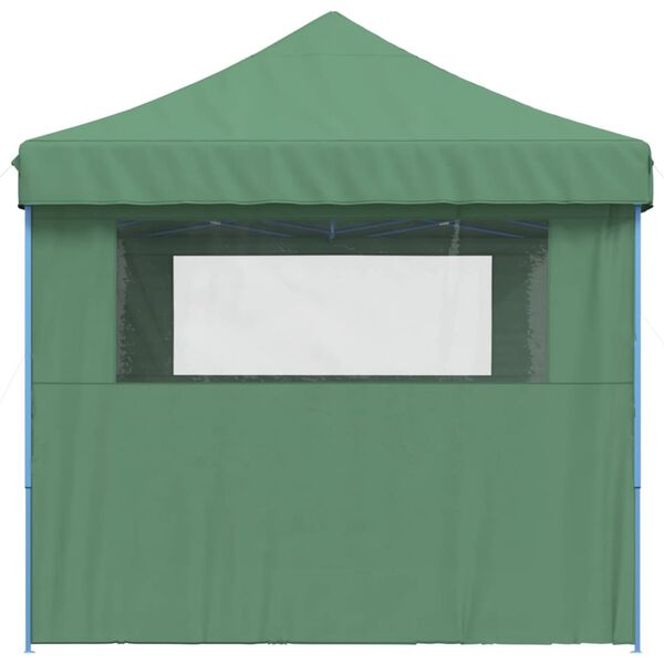 vidaXL Foldable Party Tent Pop-Up with 3 Sidewalls Green
