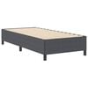 vidaXL Bed Frame Dark grey 90 x 190 cm Corduroy fabric
