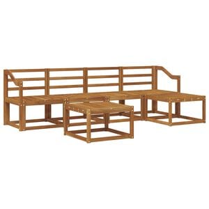 vidaXL Outdoor Sofa Set 6 pcs Natural